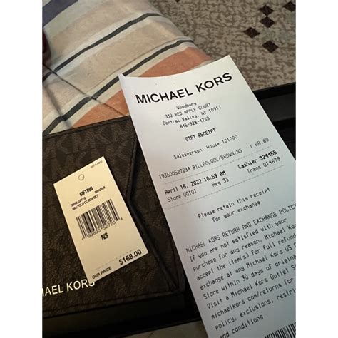 michael kors receipt lookup - Michael Kors collection returns.